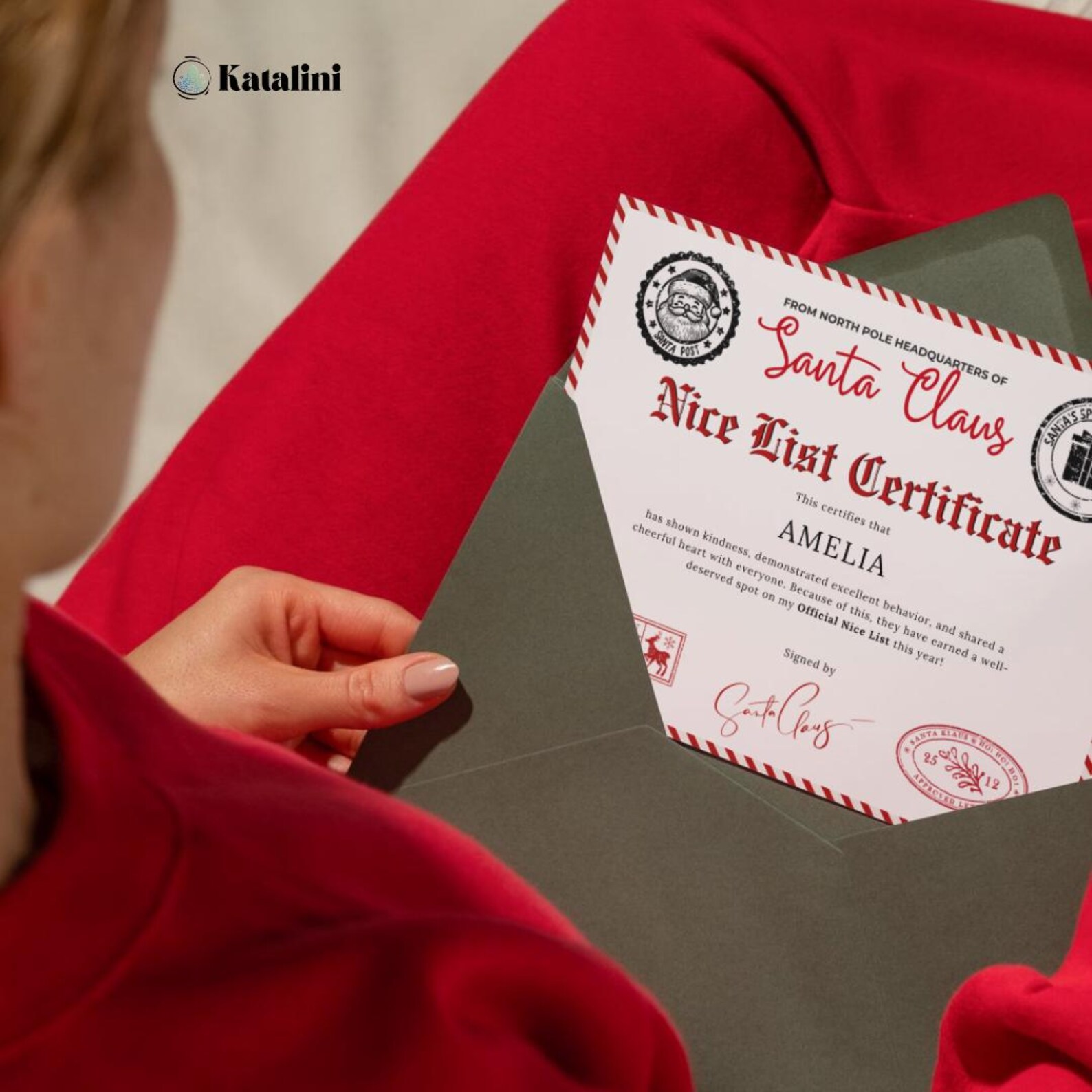 Christmas paper for letters to santa