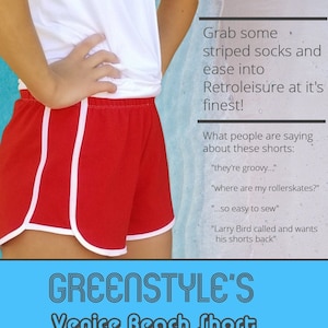 Venice Beach Shorts PDF Sewing Pattern - Etsy