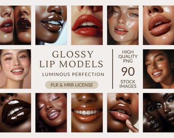 Lipgloss Stock Photos Lip Gloss Female Beauty Model Lip Swatch Product Branding Instagram Reel Cover Cosmetics Business Digital Marketer Png