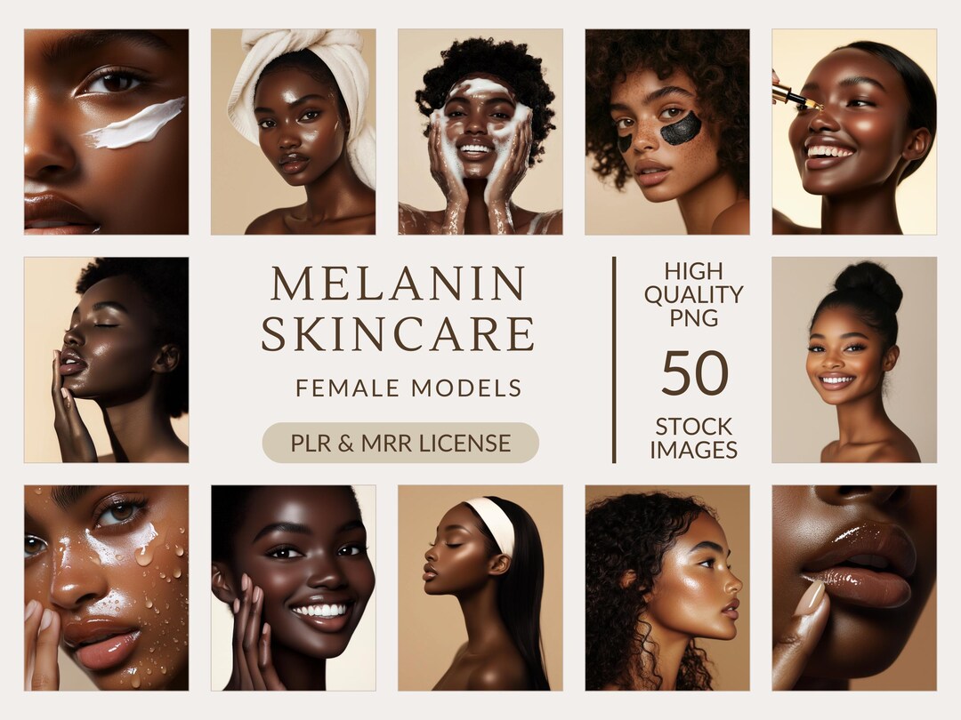 Beauty Melanin Woman Black Stock Photos Beauty Salon Social Media Post ...