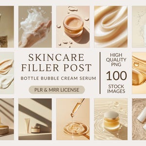 Skincare Stock Photos Bundle Beauty Products Serum Mockup Cream Moisturizer Bottle Product Branding Business Instagram Digital Marketer Png