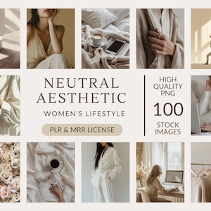 Neutral Aesthetic Faceless Stock Photos Beige Aesthetics Girl Boss Digital Marketing Minimalist Lifestyle Reels Neutral Instagram Template