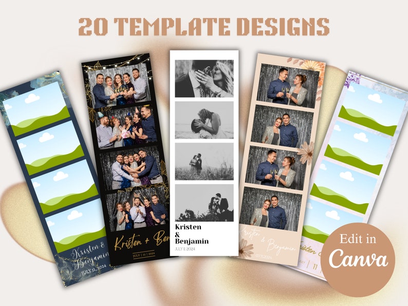 Photostrip Template Wedding Engagement Photostrip Photo Booth Fully Photostrip Template Wedding Engagement Photostrip Photo Booth Fully