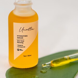 Hydrating face serum 100% natural