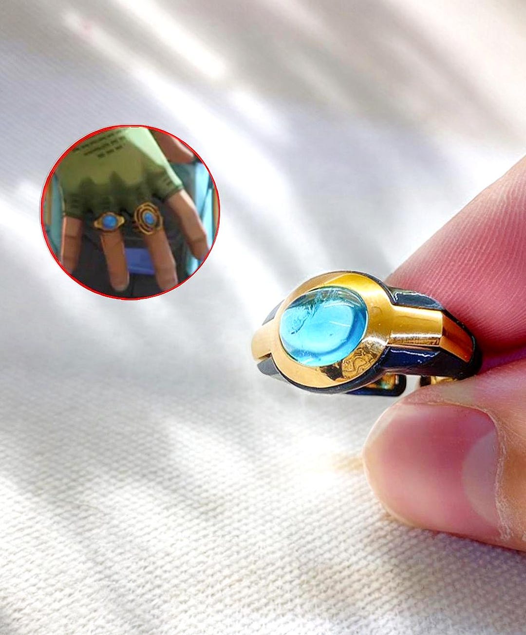 EXCLUSIVE Handmade Harbor Valorant Ring, Sterling Gold/silver Custom ...