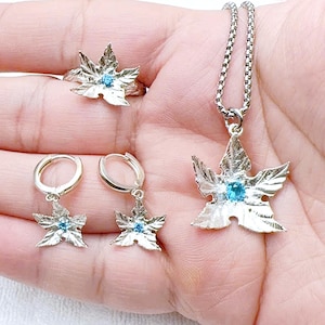 EXCLUSIVE Land Before Time Tree Star Colection, Tree Star Necklace, Littlefoot Necklace, Tree Star Leaf, Tree Star Earrings,Tree Star Ring