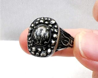 JUSONGKWCP Darksoul Ringe - Einstellbare Cosplay Ringe Im Vintage Punk Stil