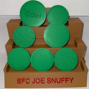 3D-Printed Challenge Coin Display - Unique Tiered Holder for Collectors