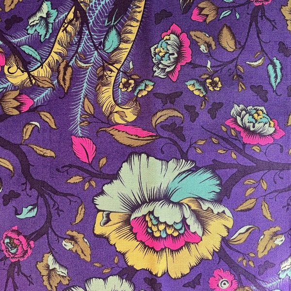 Tula pink - ALL STARS - Tailfeather- out of print fabric - sold by the half yard
