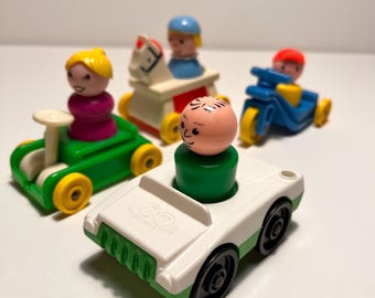 Vehículos vintage de Fisher Price Little People