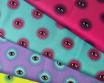Tula Pink de la Luna - the EYES have it - fabric - sold by the YARD - out of print