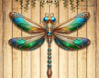 Delicate Dragonfly Metal Art,Winged Insect Garden Sculptures,Nature Inspired Outdoor Wall Decor,Flying Insect Garden Art,Dragonfly Metal