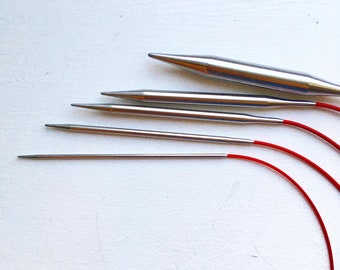 16" Circular Knitting Needles - Metal - ChiaoGoo Lace Point