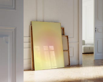 Gift To Print Gradient Wall Art Print Colorful Aura Poster Gradient Print Spiritual Print Positive Print Digital Download AURA-051