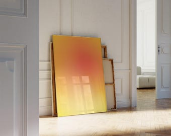 Affiche Aura dégradé Art mural dégradé Aura moderne impression impression dégradé coloré Impression tendance Art mural tendance téléchargement numérique AURA-056