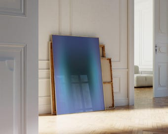 Gradient Aura Poster Gradient Wall Art Modern Aura Print Colorful Gradient Print Trendy Print Trendy Wall Art Digital Download AURA-060