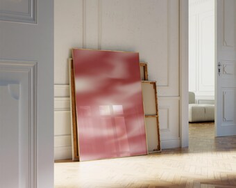 Abstraktes Plakat Retro Kunstdruck Vintage Wandkunst Aura Kunstdruck Wohnzimmer Wohnung Dekor Ästhetische Wand Kunst Druck Digital Download