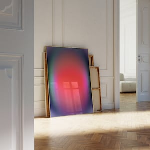 Aura Poster Colorful Aura Wall Art Gradient Aura Print Modern Aura Prints Spiritual Aura Abstract Art Print Trendy Wall Art Digital Download