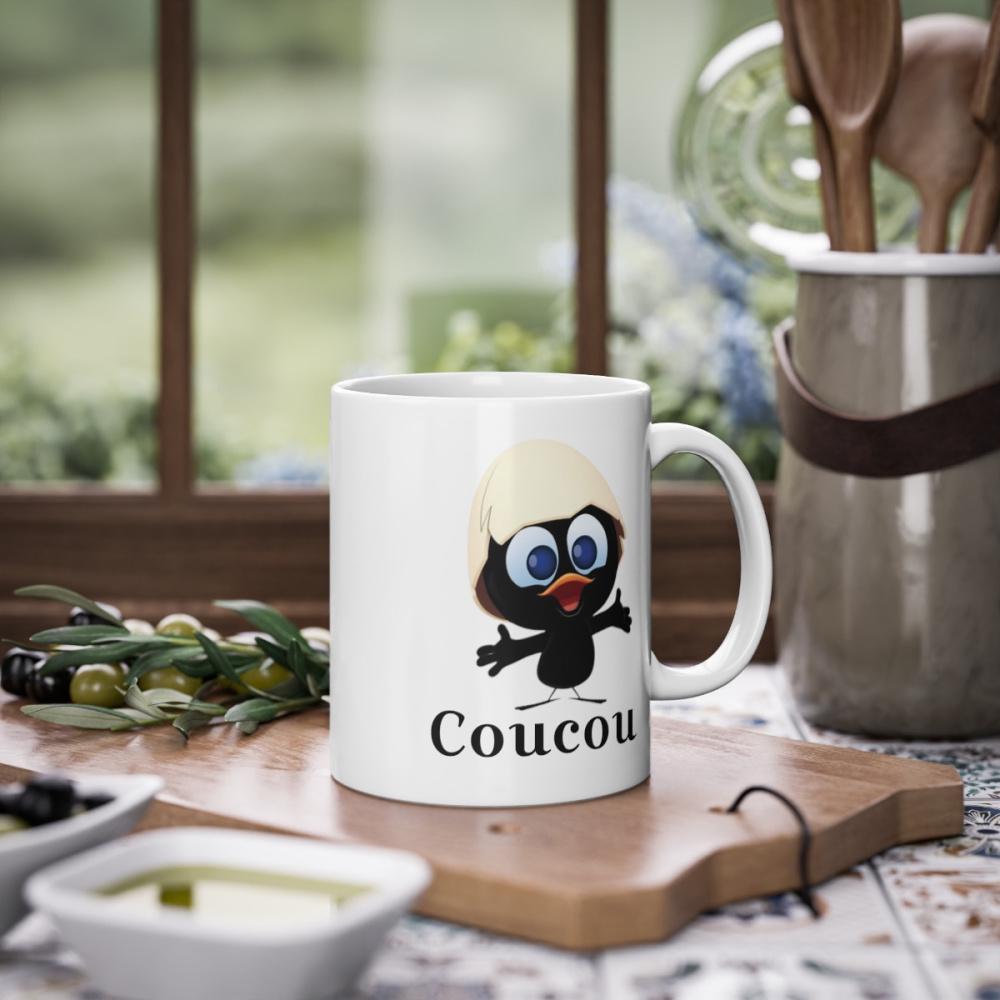 Mug Personnalisé Caliméro Avec Prénom - Tasse Magique Céramique, Fabrication France