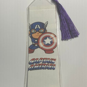 Captain America Bookmark