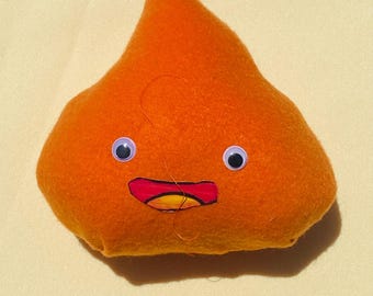 大きな幸せなカルシファーのぬいぐるみ - ハウルの動く城 - Etsy 日本