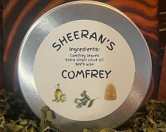 Soothing Comfrey Salve / All-Natural skin and join balm. Also know as Knitbone