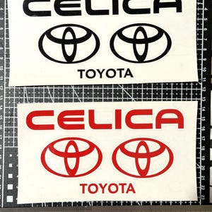 Toyota Celica stickers