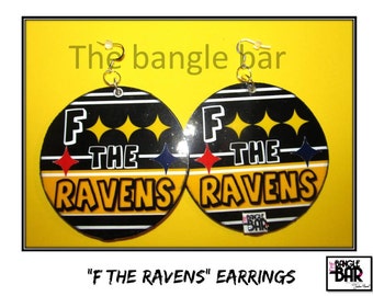 F The Ravens Earrings