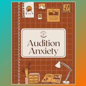 Ångestdagbok inför audition | Utskrivbar arbetsbok för psykisk hälsa för skådespelare | Lugna nerverna och öka självförtroendet | Reflektionsguide inför audition
