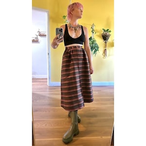 60s High Waisted Skirt 1960s Clothing