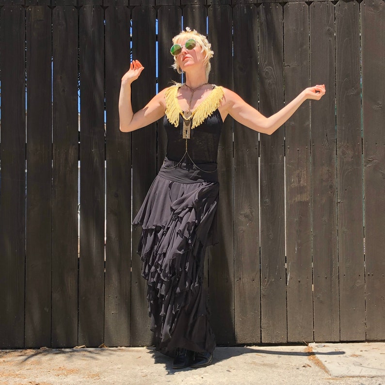 Burning Man Outfit Festival Clothing Unique Body Chain Shoulder Epaulettes