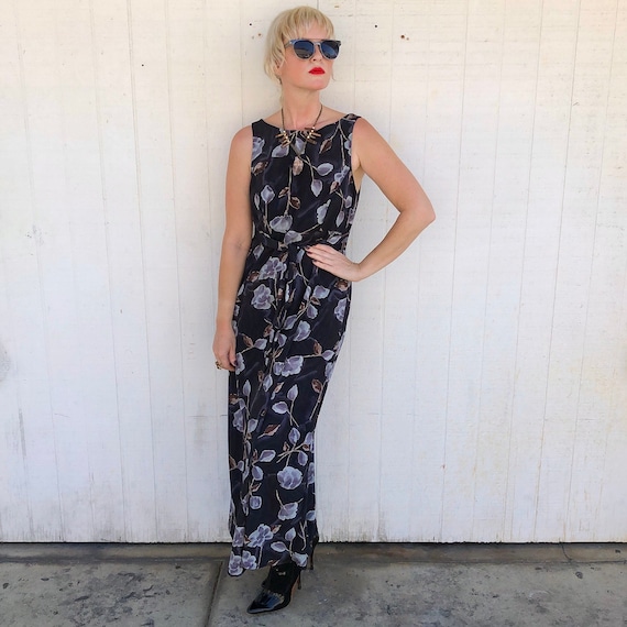 90s Maxi Dress 1990s Clothes Grunge Clothing Sleev