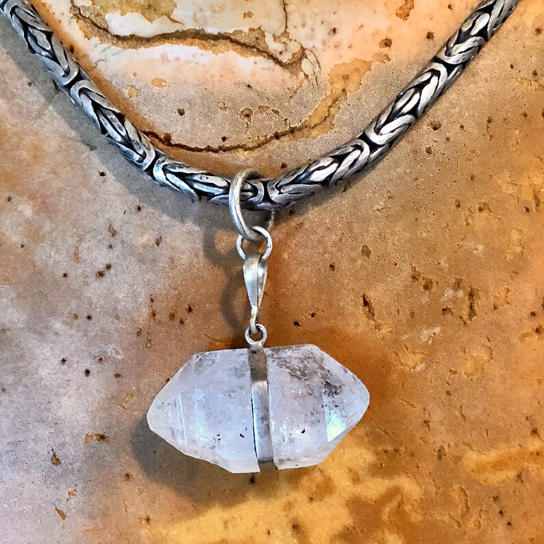Sterling Silver Crystal Necklace Expensive Jewelry Spiritual Etsy
