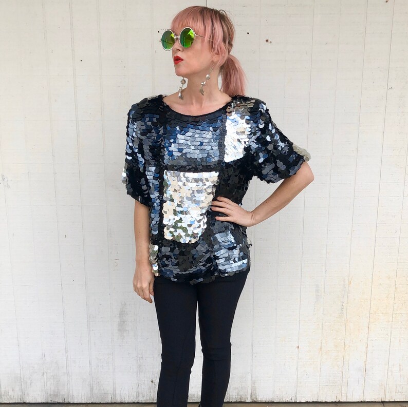 sequin shirt outfit