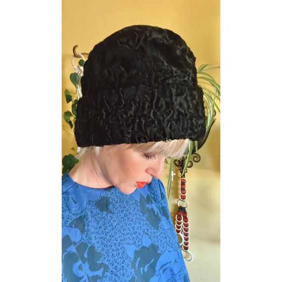 Oversized 90s Bucket Hat 1990s Faux Fur Hats Club Kid Gem