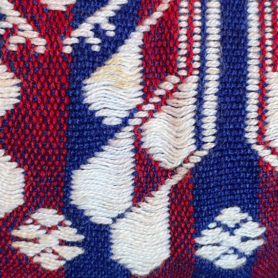 Vintage Embroidered Mini Dress Southwestern Cloth… - image 7