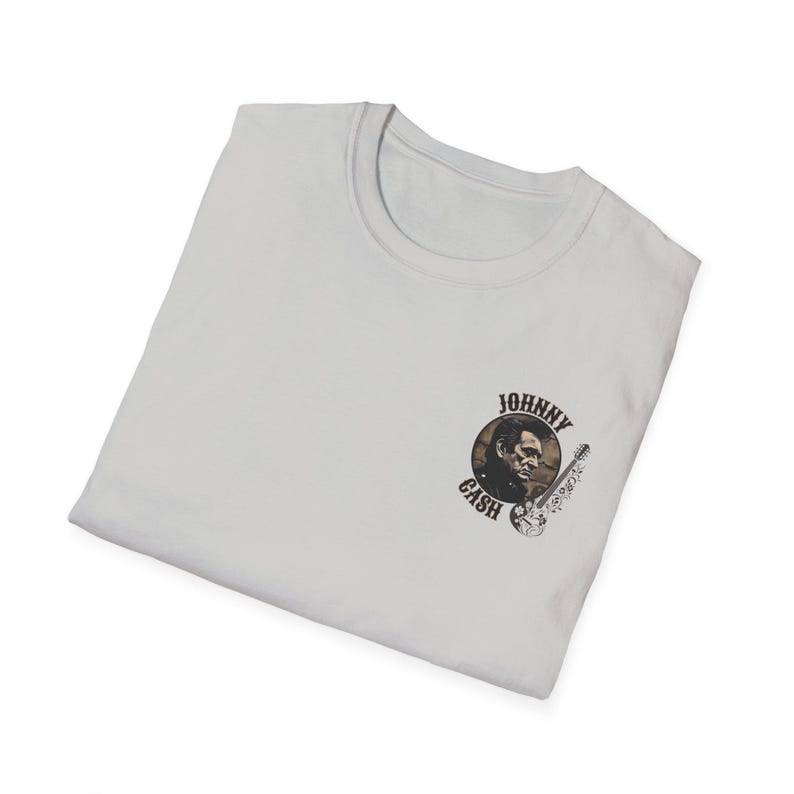 Johnny Cash Folsom Prison Blues T-Shirt: Vintage Rock and Roll Tee image 5