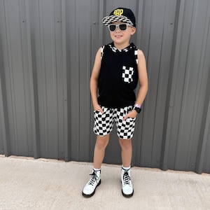 Checkered Pocket Shorts