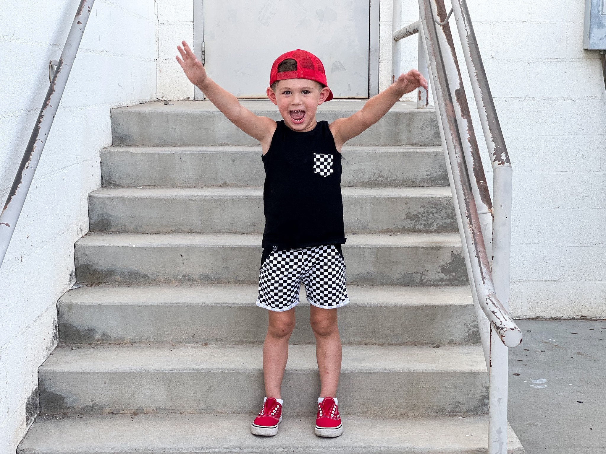 Checkerboard cycling deals shorts