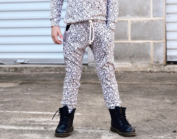 Cheetah Print Lounge Sets Sweat Suit 