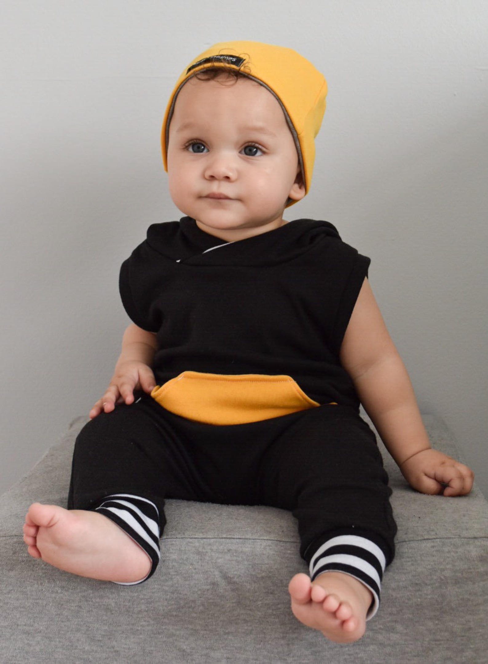 Hooded Harem Romper Toddler Romper Baby Romper Slip on Etsy