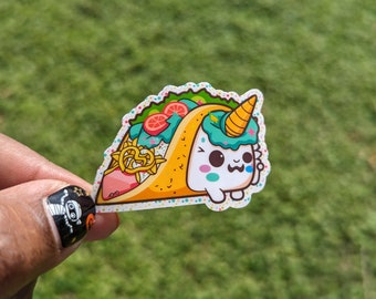 Taco Cat Unicorn Sticker