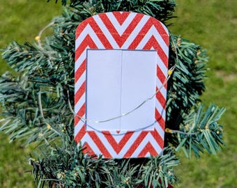 Winter Holiday Themed Instant Film Mini Paper Envelope Style Frames 10pc