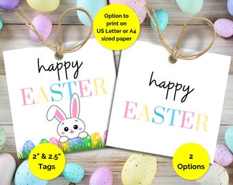 Etiquetas para bolsas de regalo de Pascua, etiquetas para golosinas de Pascua para el aula, etiquetas para golosinas de Pascua, etiquetas para golosinas de Pascua para niños, recuerdos de fiesta de Pascua, etiquetas de regalo minimalistas