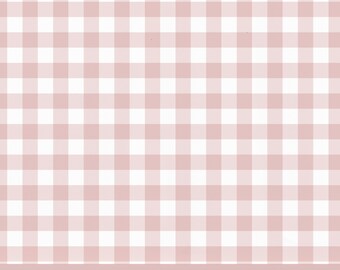 Pink Gingham Wallpaper | Baby Girl Nursery, Playroom, Tween Teen Girls Bedroom, Boutique | Grandmillennial, Preppy, Cottagecore, Shabby Chic
