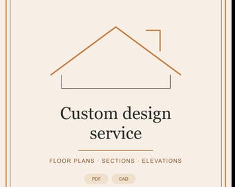 Custom House Plan Modification Service | Updated Floor Plans, Sections, Elevations (PDF/CAD)