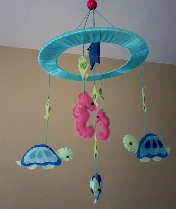 turtle baby mobile