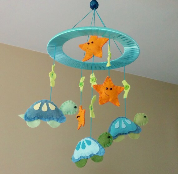 turtle baby mobile
