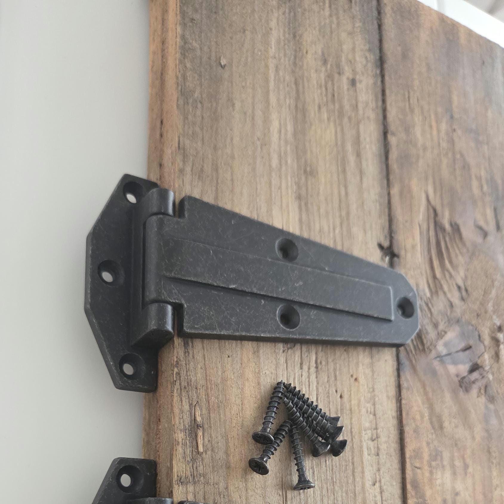 thumbnail interactive-video image 1 of Black Offset H Hinges 3.5 Inch Wrought Iron - Renovators Supply Pack Of 4 (Antique Style) 1 of 6