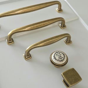 Antique Brass Cabinet Knobs & Drawer Pulls | Antique Brass Drawer Pulls, Vintage Brass Drawer Knobs | Kitchen, Vanity, Hornet Hardware